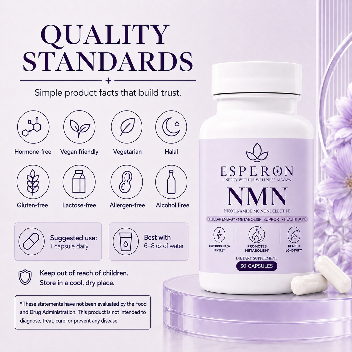 NMN Premium NAD+ Enhancer Capsules
